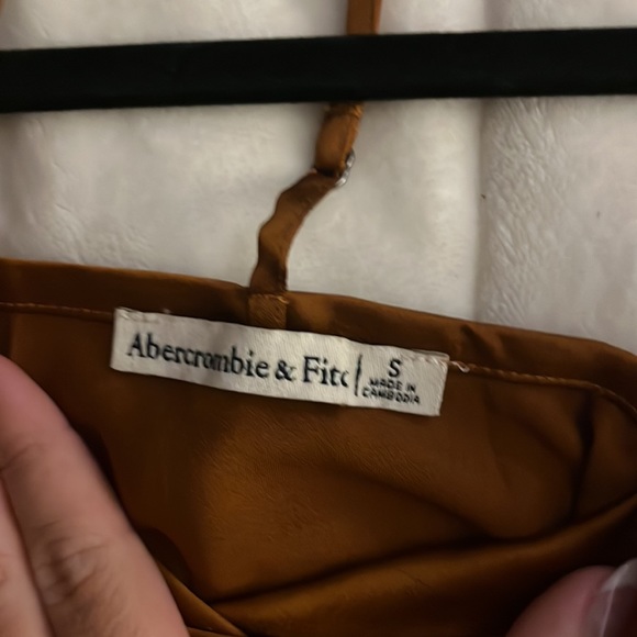 Abercrombie and Fitch COPPER BODYSUIT 🍁🍁 beautiful silk and perfect for fall - Picture 4 of 4